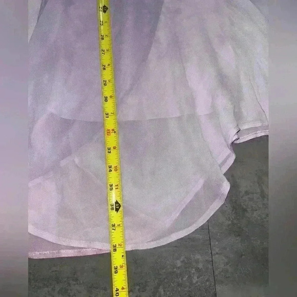 NEW Polo Ralph Lauren Silk Pastel Tie Dye Midi Skirt Size 0 - Picture 8 of 9